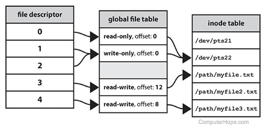 file descriptors